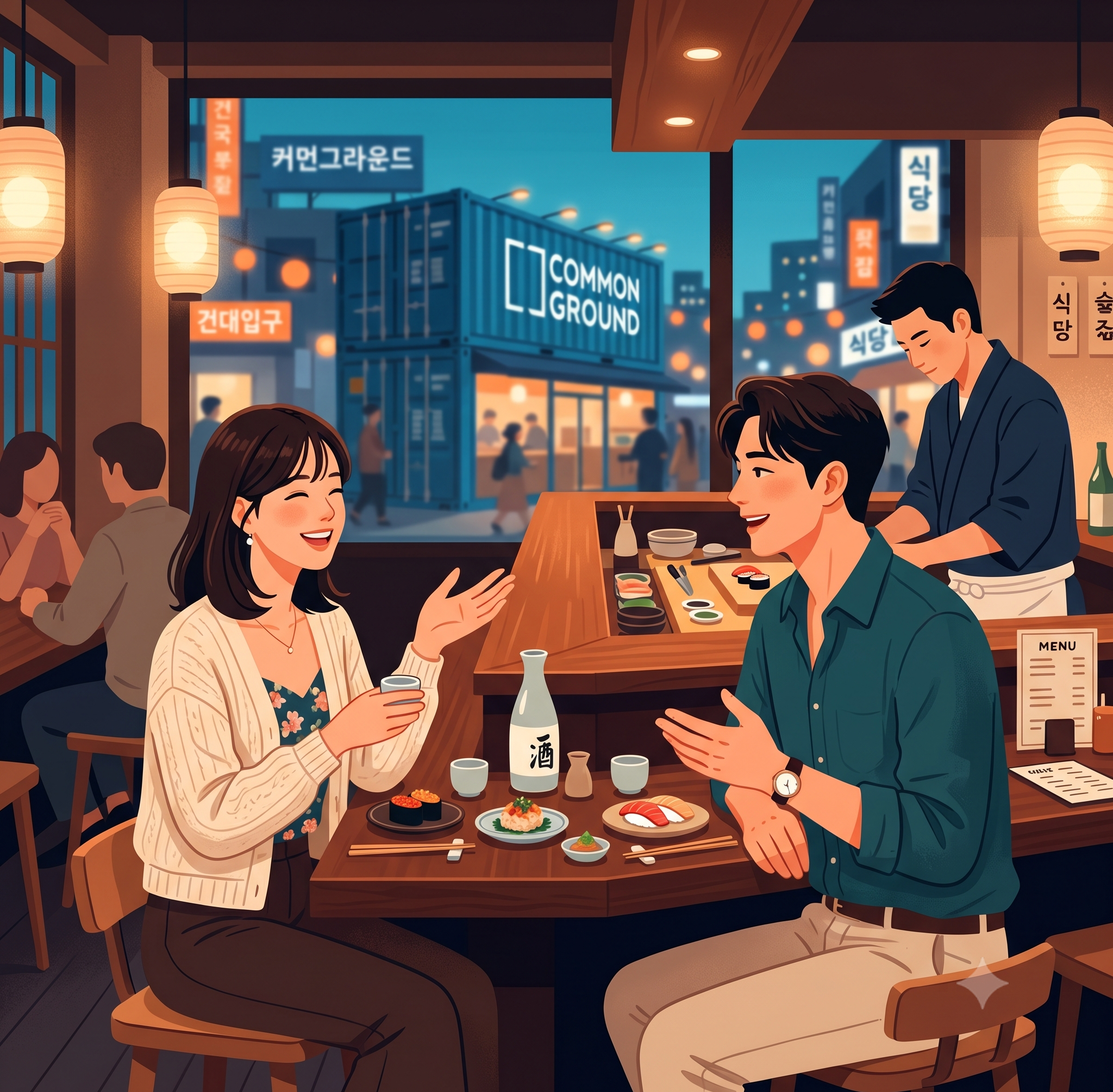 벤토 그리드 레이아웃 예시