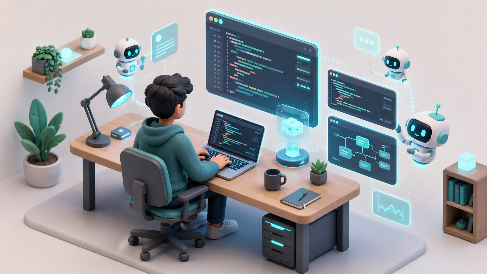 AI 코딩 어시스턴트로 개발하는 프리랜서 개발자